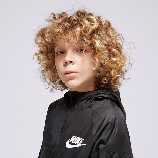 Детска преходно яке NIKE ЯКЕ K NSW WR HD JKT SSNL BOY fn8757-010 цвят черен