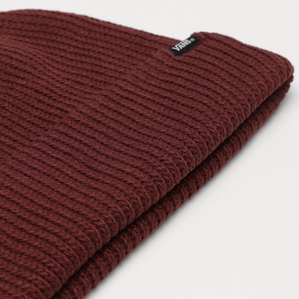 Дамска зимна шапка VANS ШАПКА MN CORE BASICS BEANIE vn000k9y4qu1 цвят бордо