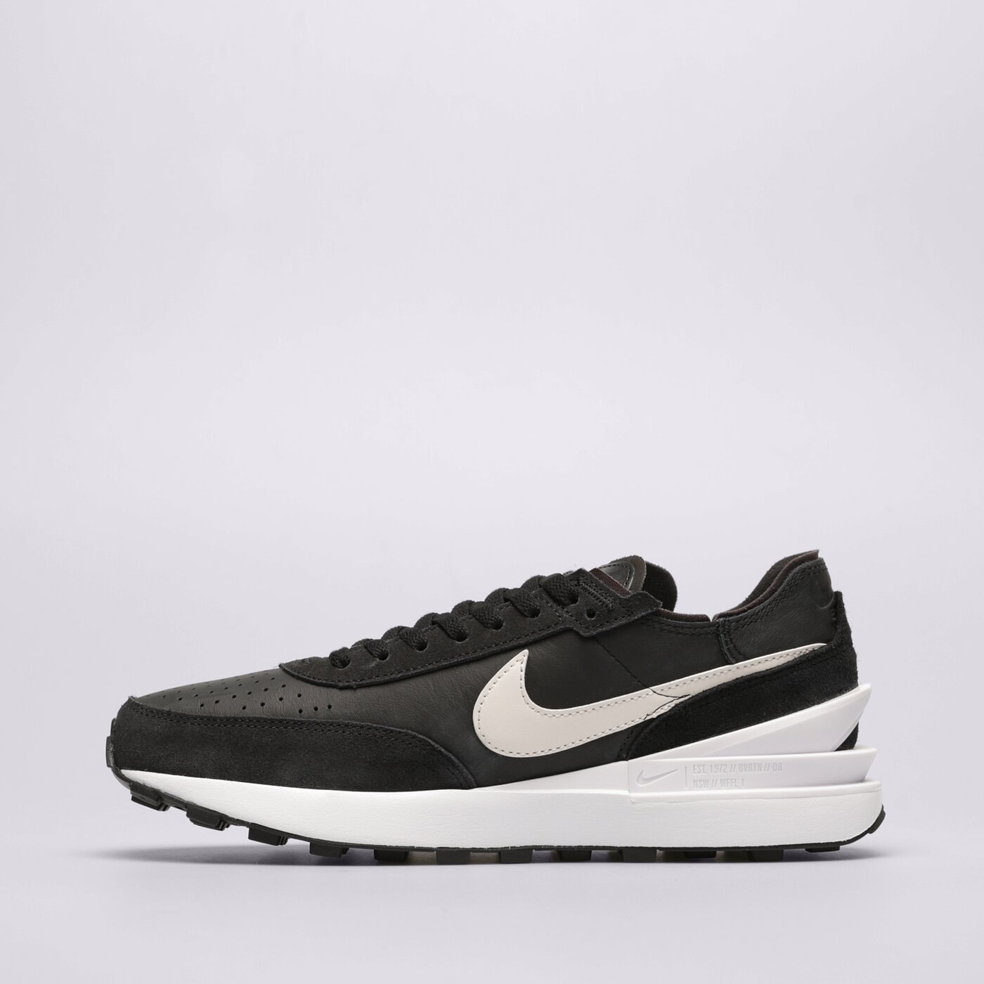 Мъжки маратонки NIKE WAFFLE ONE LEATHER dx9428-001 цвят черен