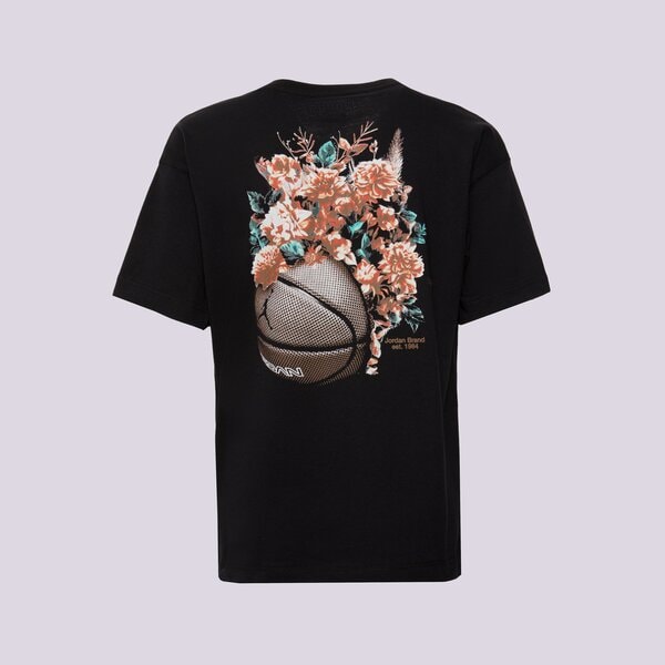 Детска тениска JORDAN ТЕНИСКА JDG FLORAL JUMPMAN SS TEE GIRL 45d450-023 цвят черен