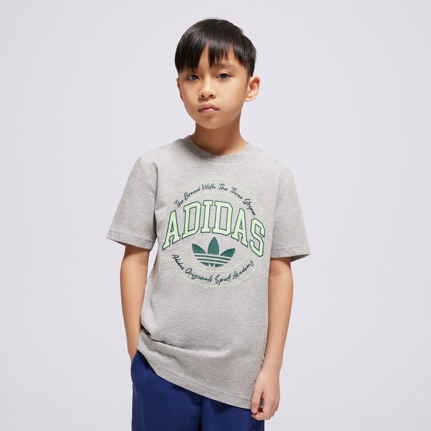 Детска тениска ADIDAS ТЕНИСКА TEE BOY ir9618 цвят сив