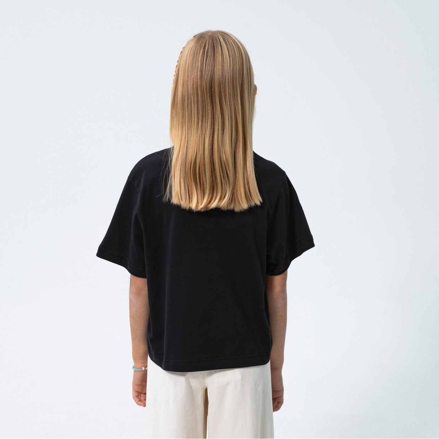 Детска тениска NIKE ТЕНИСКА SPORTSWEAR GIRL dh5750-010 цвят черен