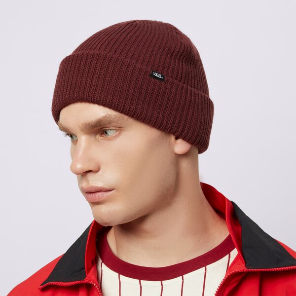 Дамска зимна шапка VANS ШАПКА MN CORE BASICS BEANIE vn000k9y4qu1 цвят бордо