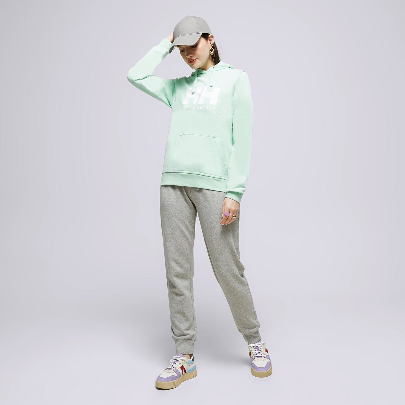 Дамски панталони CHAMPION ПАНТАЛОНИ RIB CUFF PANTS 115404em006 цвят сив