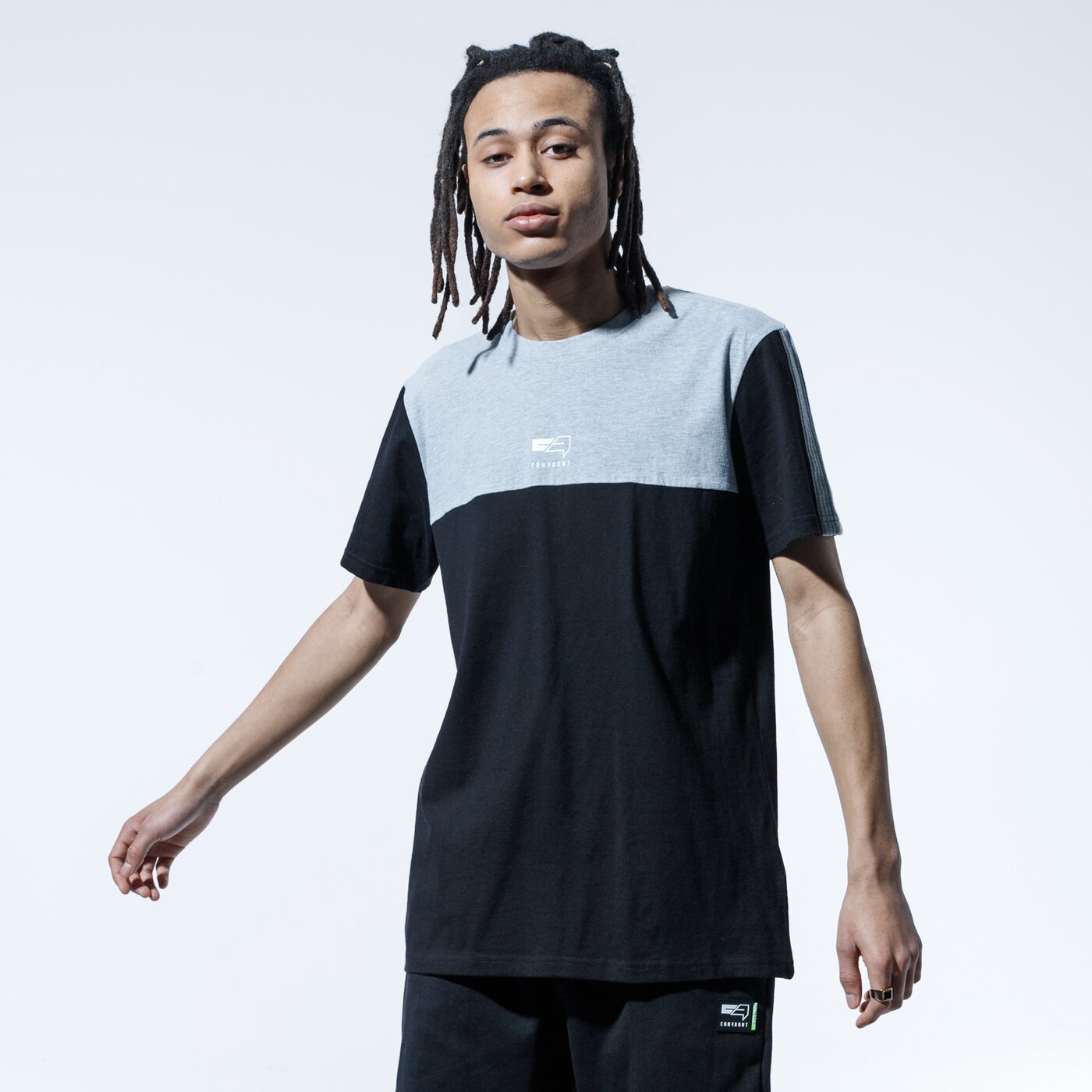 Мъжка тениска CONFRONT ТЕНИСКА LANNISTER cf120tsm55001 цвят черен