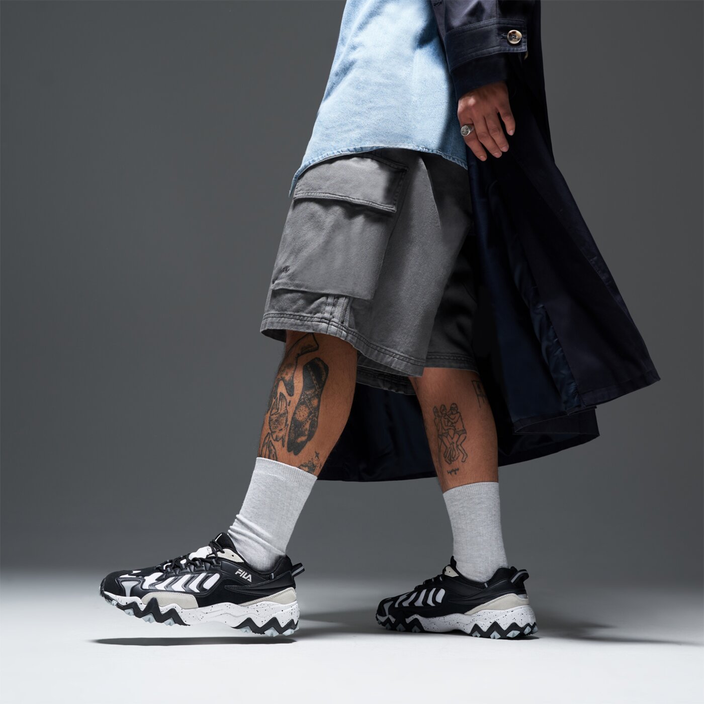 Мъжки маратонки FILA RAVAGEMENT 1jm02586-120 цвят черен