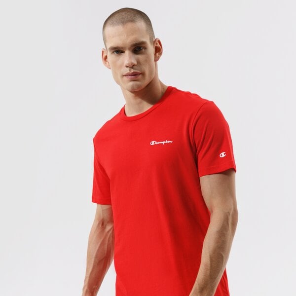 Мъжка тениска CHAMPION ТЕНИСКА CREWNECK ТЕНИСКА 214153rs046 цвят червен