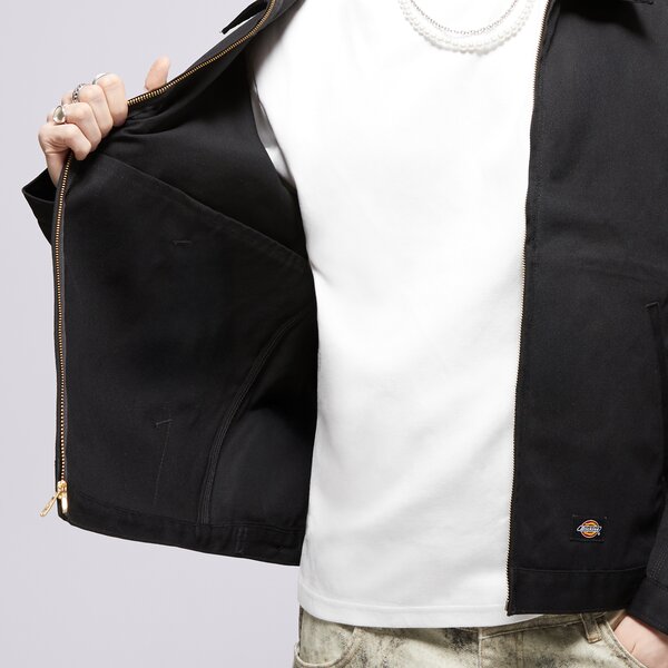 Мъжко преходно яке DICKIES ЯКЕ UNLINED EISENHOWER JACKET REC dk0a4y6ublk1 цвят черен
