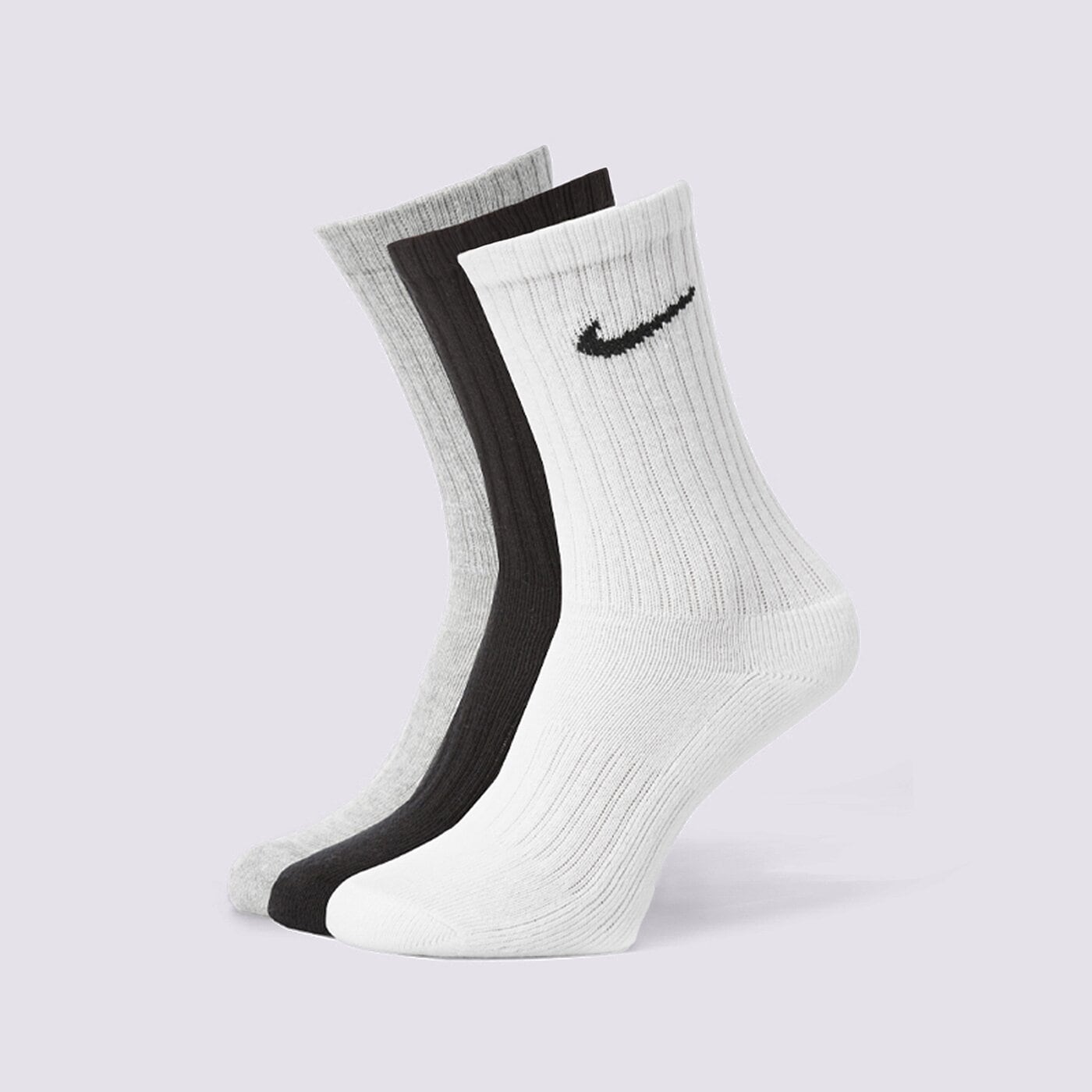 Дамски чорапи NIKE ЧОРАПИ 3PPK VALUE COTTON CREW sx4508-965 цвят многоцветен