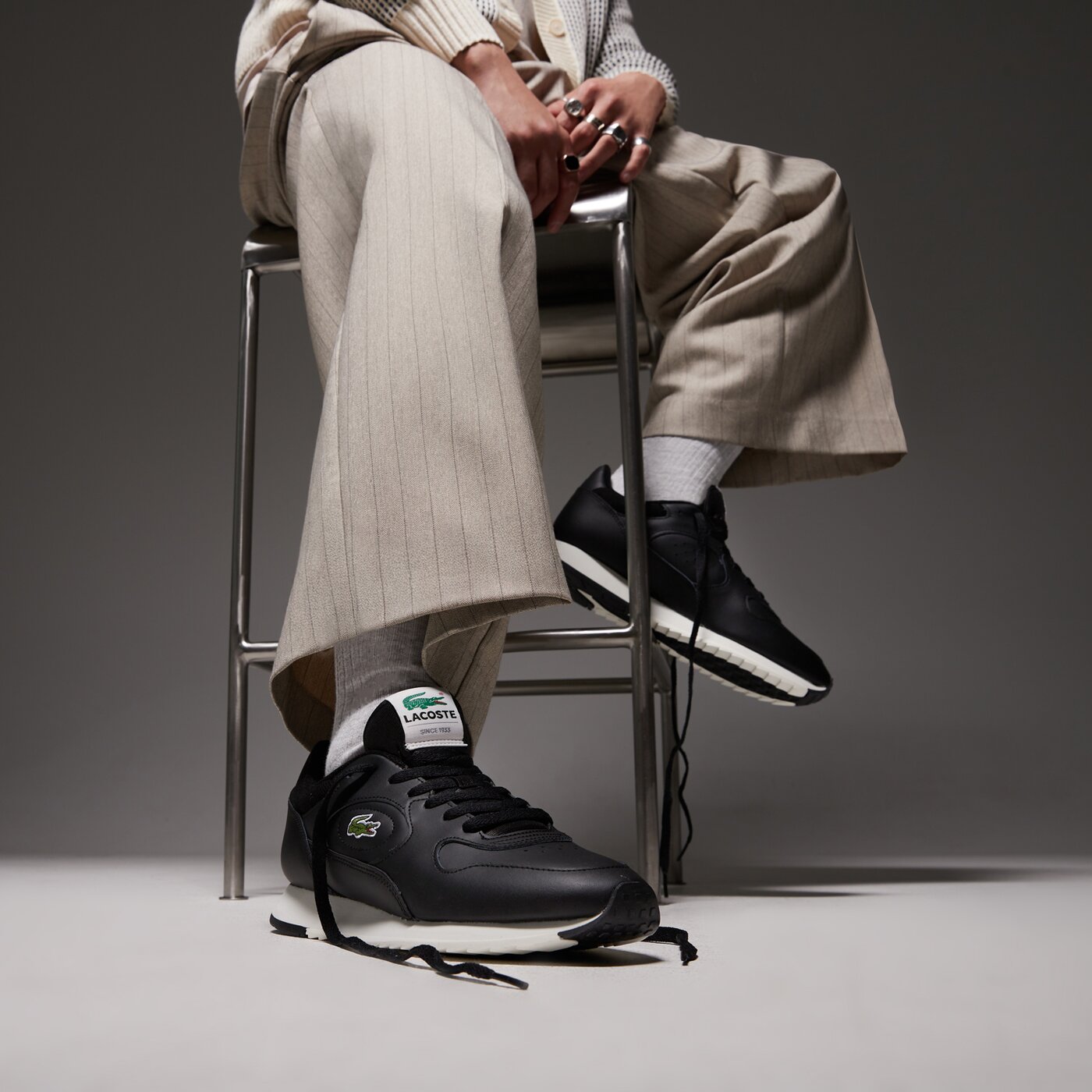 Мъжки маратонки LACOSTE LINETRACK 2231 SMA 746sma0012454 цвят черен