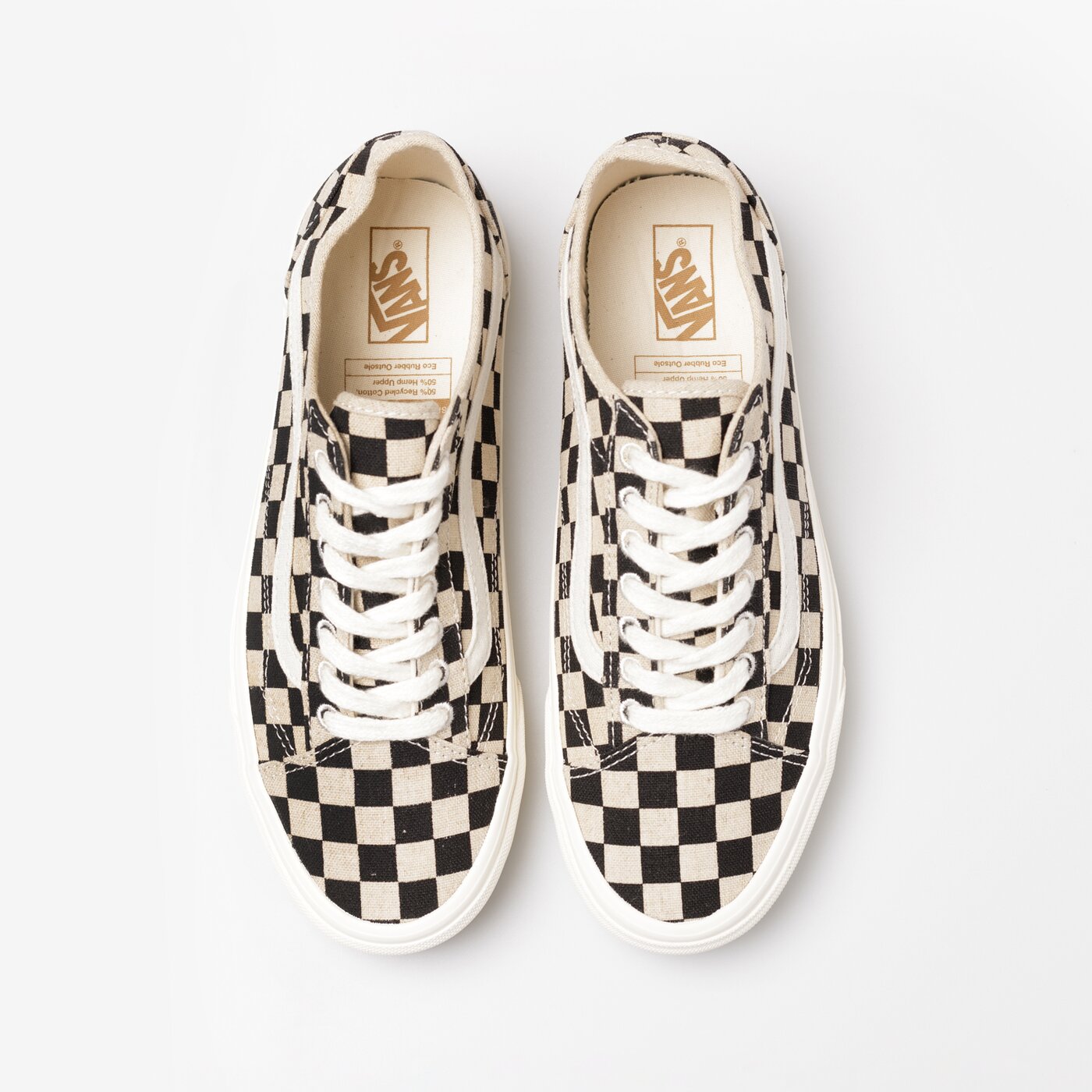 Дамски маратонки VANS UA OLD SKOOL TAPERED vn0a54f47051 цвят бял