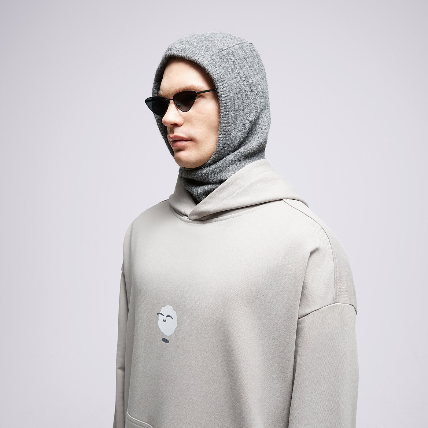 Мъжки суичър S.NOW JOB SIZEER HOODIE "I'M LEVITATING" GRAY si323blu55001 цвят сив