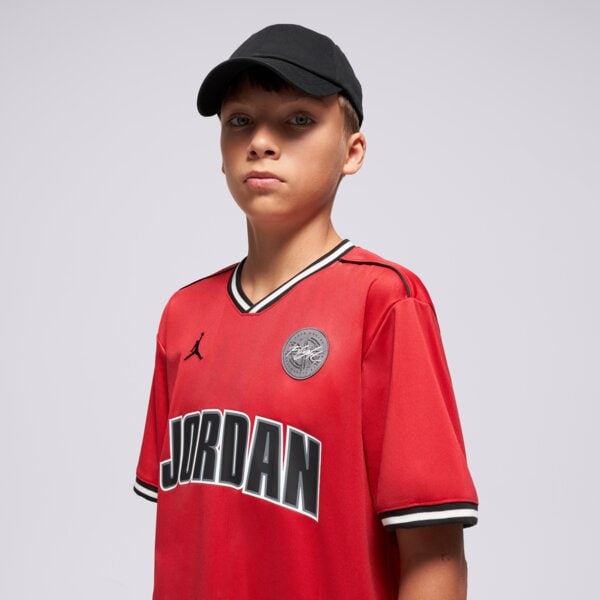 Детска тениска JORDAN ТЕНИСКА JDB MJ SPORT JERSEY BOY 95f217-r78 цвят червен
