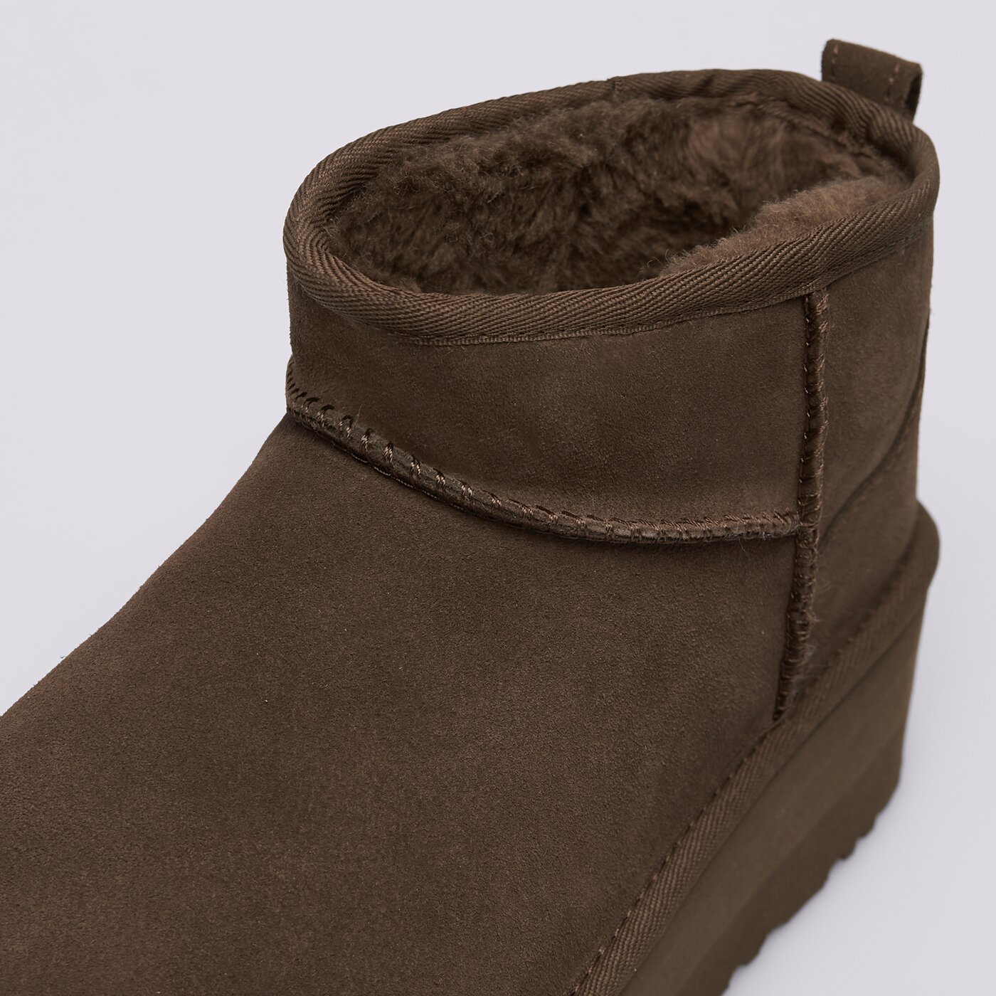 Дамски кежуал UGG CLASSIC ULTRA MINI PLATFORM 1135092-bcdr цвят кафяв
