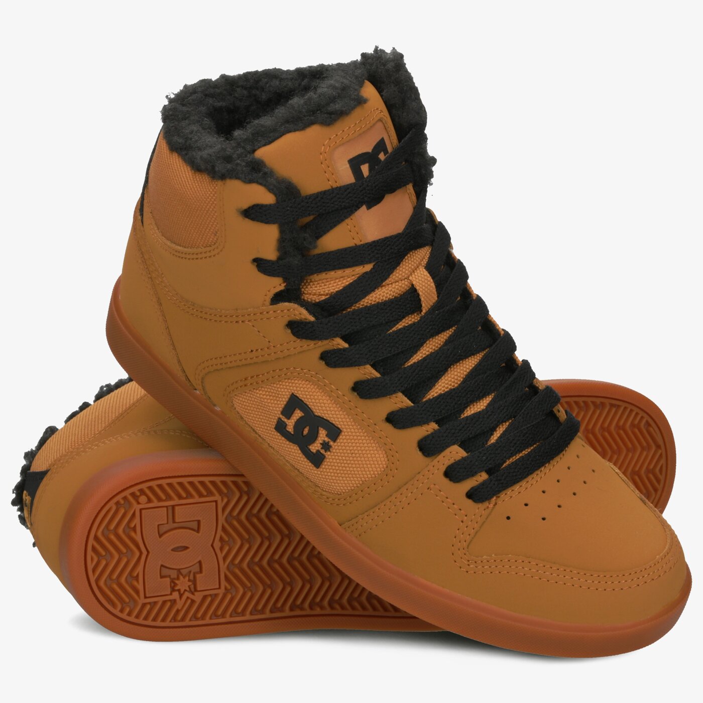 Мъжки зимни обувки DC UNION HIGH WINTER adys100374wea цвят жълт
