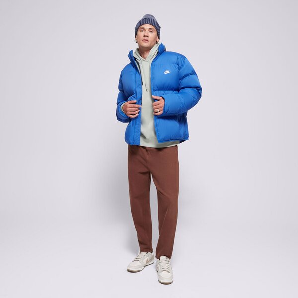 Мъжко зимно яке NIKE ЯКЕ ЗИМНО M NK CLUB PUFFER JKT fb7368-480 цвят син