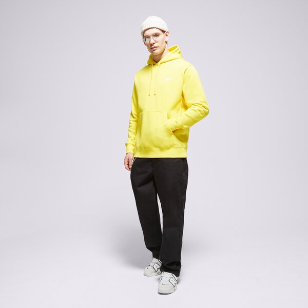 Мъжки суичър NIKE СУИТЧЪР С КАЧУЛКА SPORTSWEAR CLUB FLEECE bv2654-718 цвят жълт