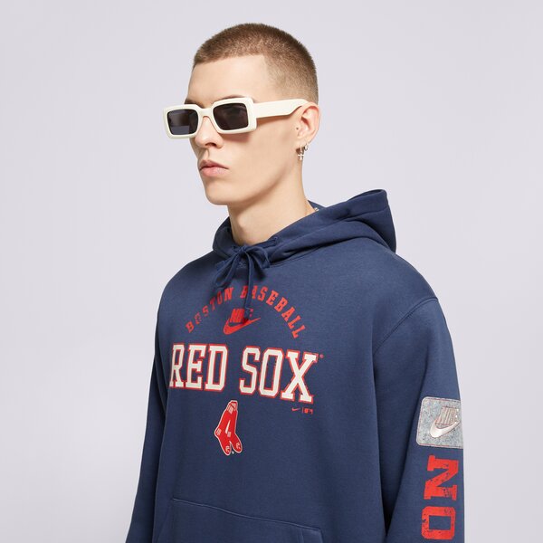 Мъжки суичър NIKE СУИТЧЪР С КАЧУЛКА BOSTON RED SOX MLB nkdk-44b-r36-hka цвят тъмносин