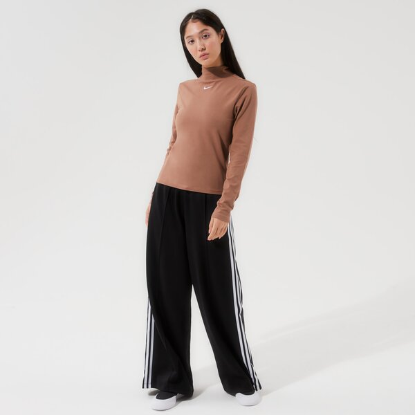 Дамска тениска NIKE ТЕНИСКА W NSW ESSNTL MOCK LS ТОП dd5882-256 цвят кафяв
