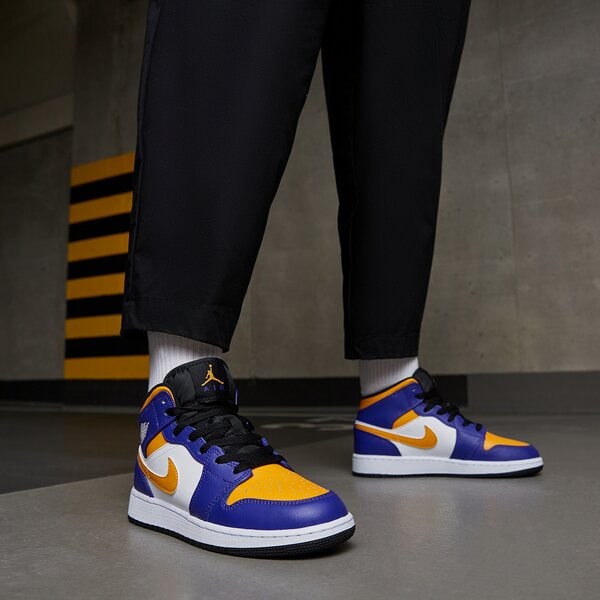 Детски маратонки AIR JORDAN 1 MID (GS) dq8423-517 цвят виолетов