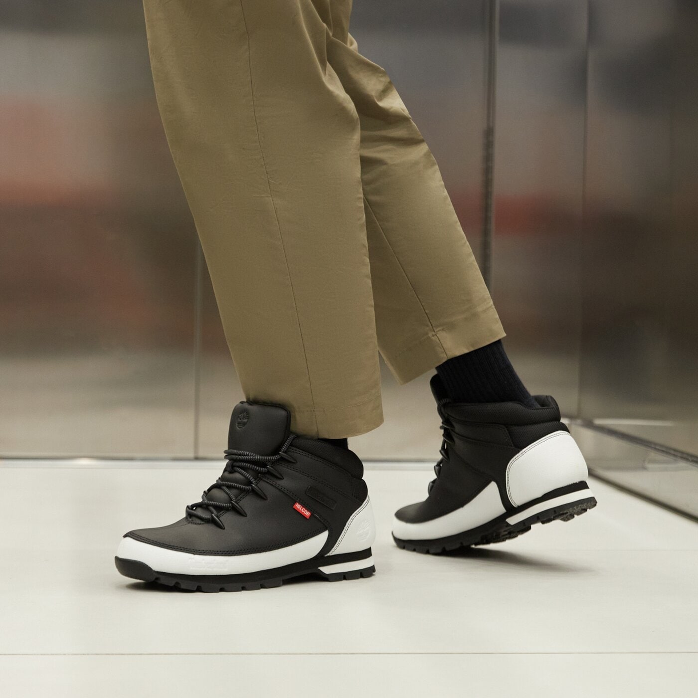 Мъжки зимни обувки TIMBERLAND EURO SPRINT  tb0a5vzd0011 цвят черен