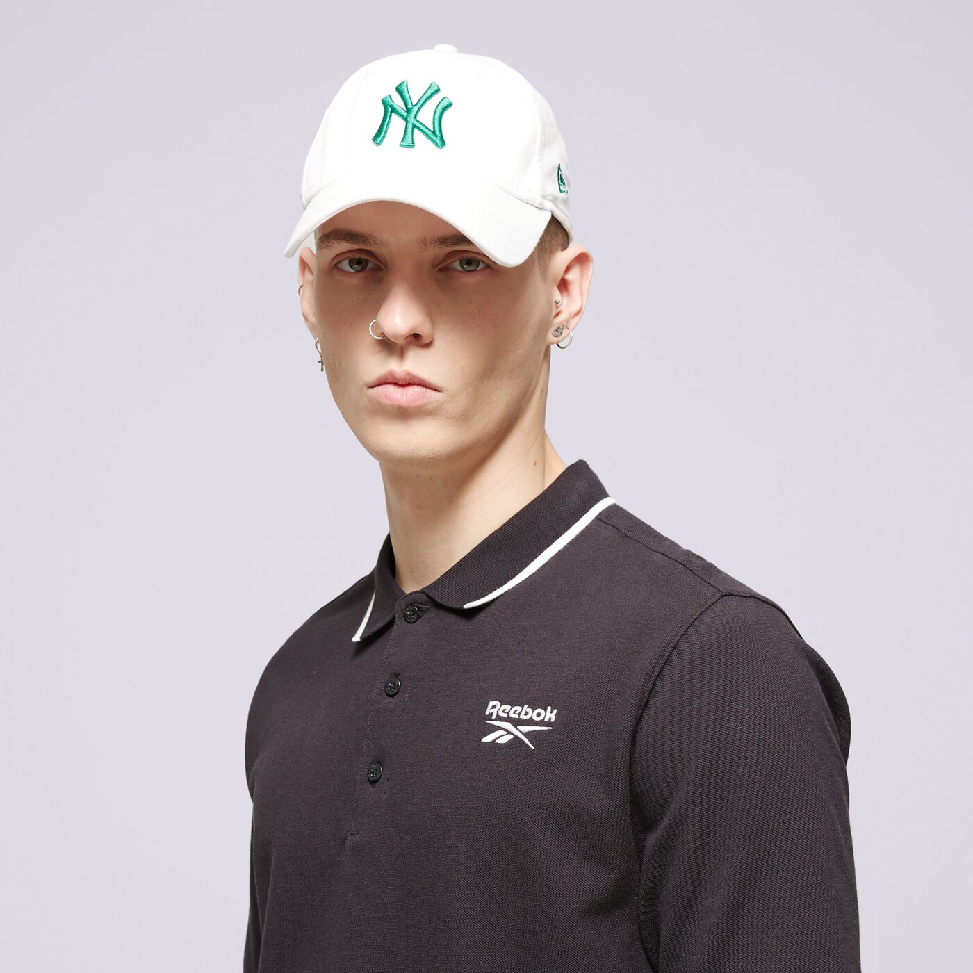 Мъжка тениска REEBOK ТЕНИСКА ТИП ПОЛО REEBOK IDENTITY   SMALL LOGO ТЕНИСКА 100073035 цвят черен