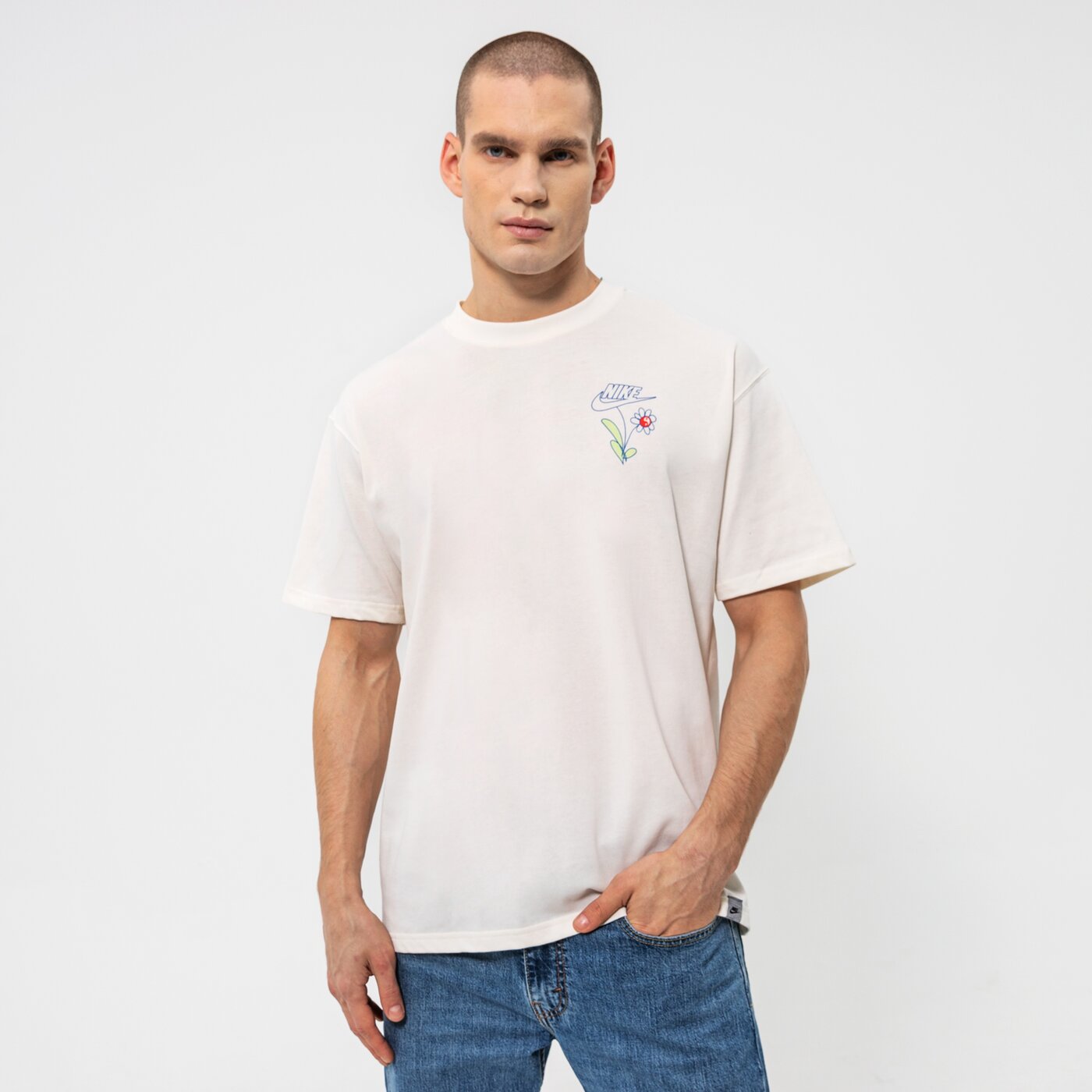 Мъжка тениска NIKE ТЕНИСКА M NSW M2Z TEE 1 dm2188-902 цвят бежов