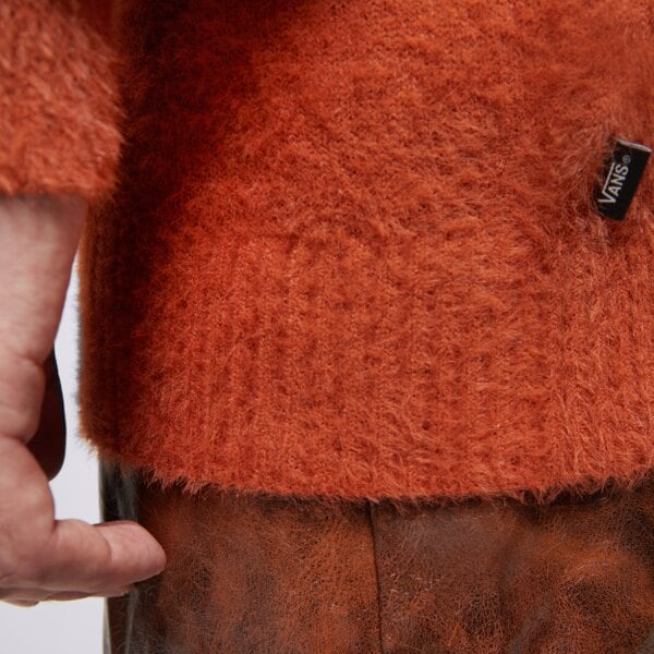 VANS ПУЛОВЕР ELMSFORD SOLID CREW SWEATER vn000he4c9j цвят оранжев