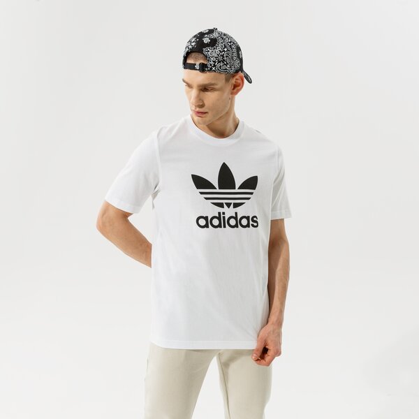 Мъжка тениска ADIDAS ТЕНИСКА TREFOIL h06644 цвят бял