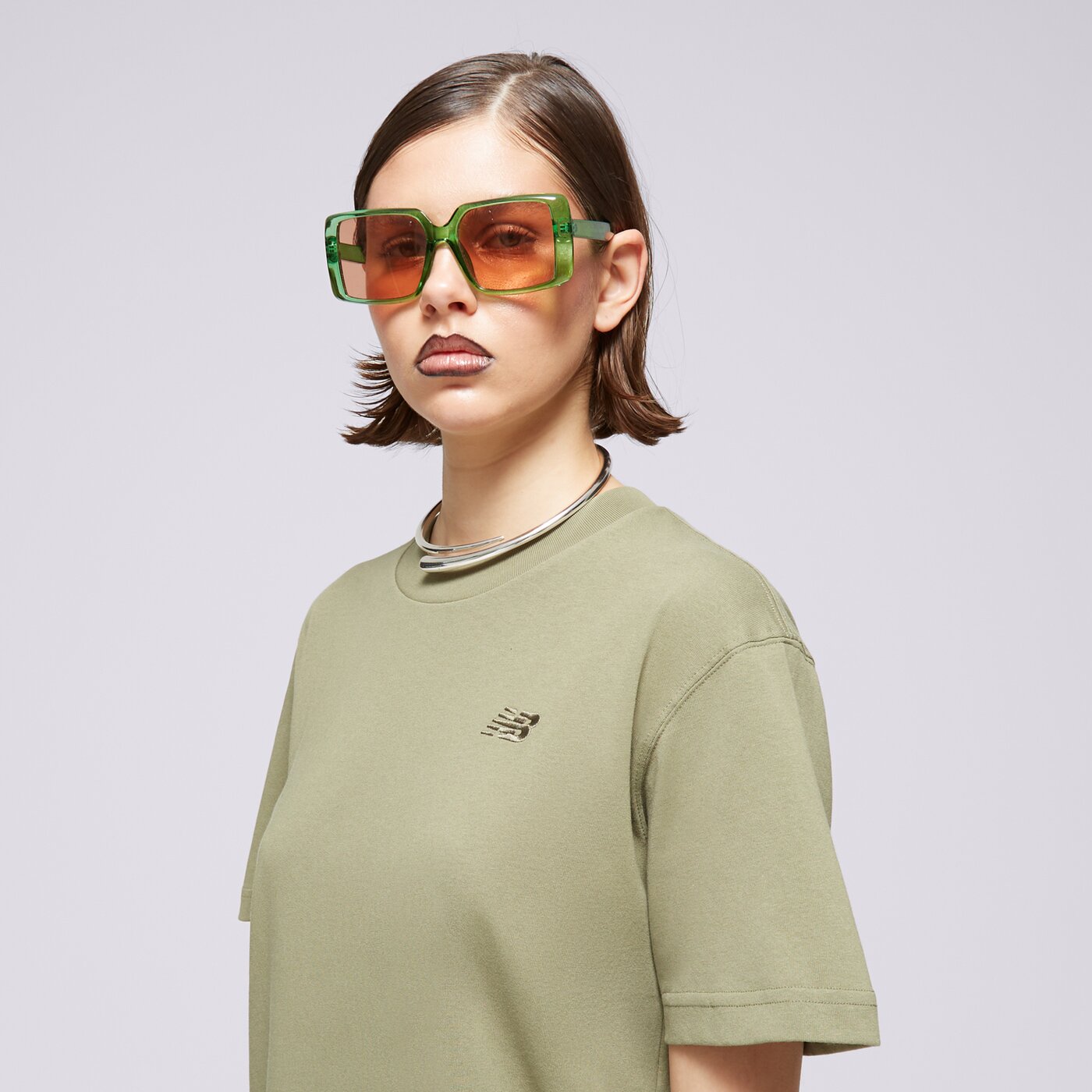 Дамска тениска NEW BALANCE ТЕНИСКА ATHLETICS JERSEY wt41501dek цвят каки