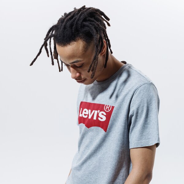 Мъжка тениска LEVI'S ТЕНИСКА GRAPHIC SET IN NECK 17783-0138 цвят сив