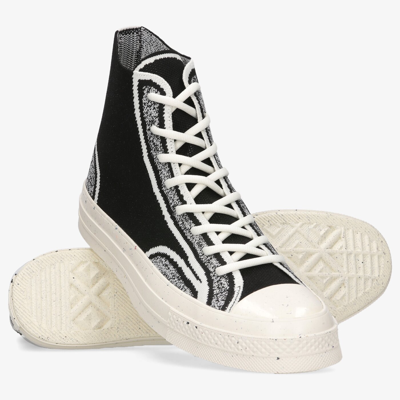 Мъжки маратонки CONVERSE CHUCK 70 (KNIT UPPER-COLD CEMENT) 171486c цвят черен