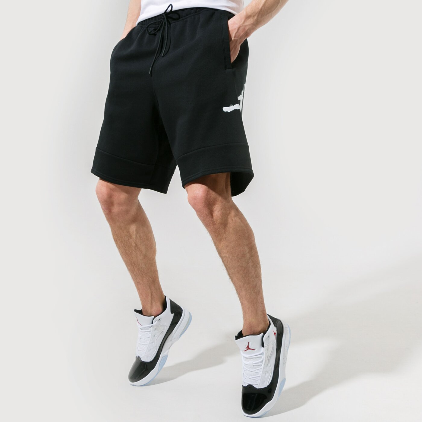 Мъжки къси панталони JORDAN ШОРТИ JUMPMAN AIR ck6707-010 цвят черен