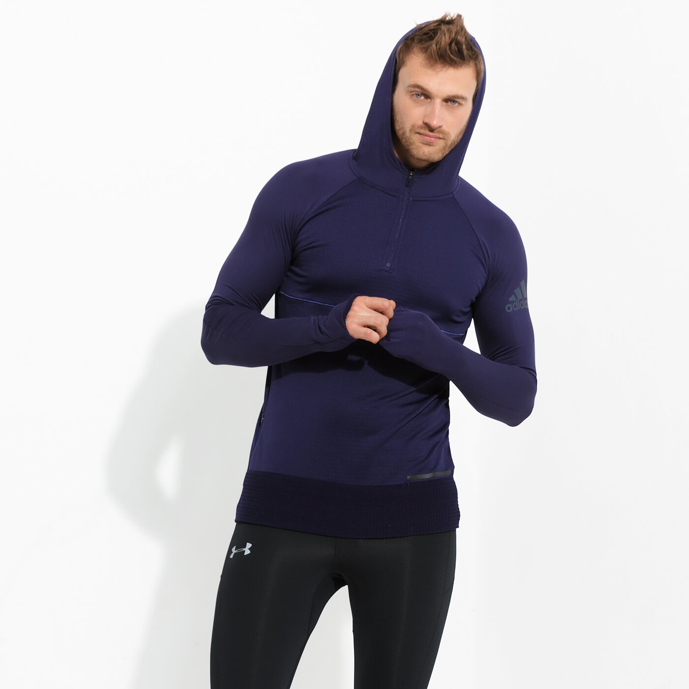 Мъжки суичър ADIDAS СУИТЧЪР CLMHT SN EXP M. bq7201 цвят тъмносин