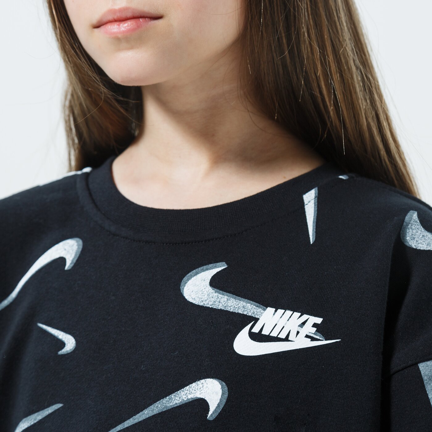 Детски суичър NIKE СУИТЧЪР SPORTSWEAR da1244-010 цвят черен