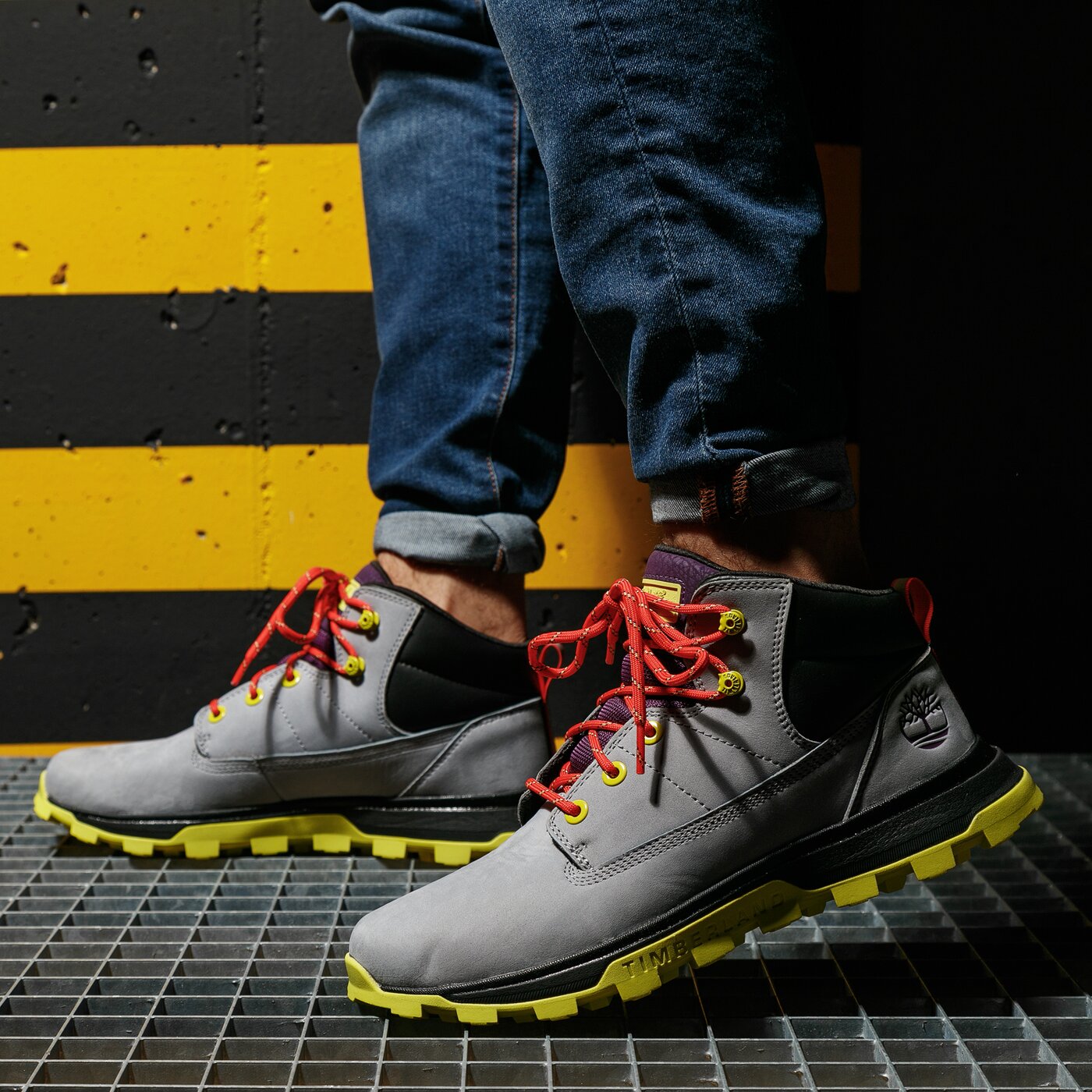 Мъжки маратонки TIMBERLAND TREELINE MID tb0a28pv0501 цвят сив