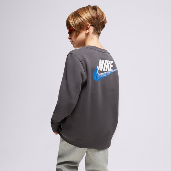 Детски суичър NIKE СУИТЧЪР B NSW SI FLC CREW BB BOY fd1199-070 цвят черен