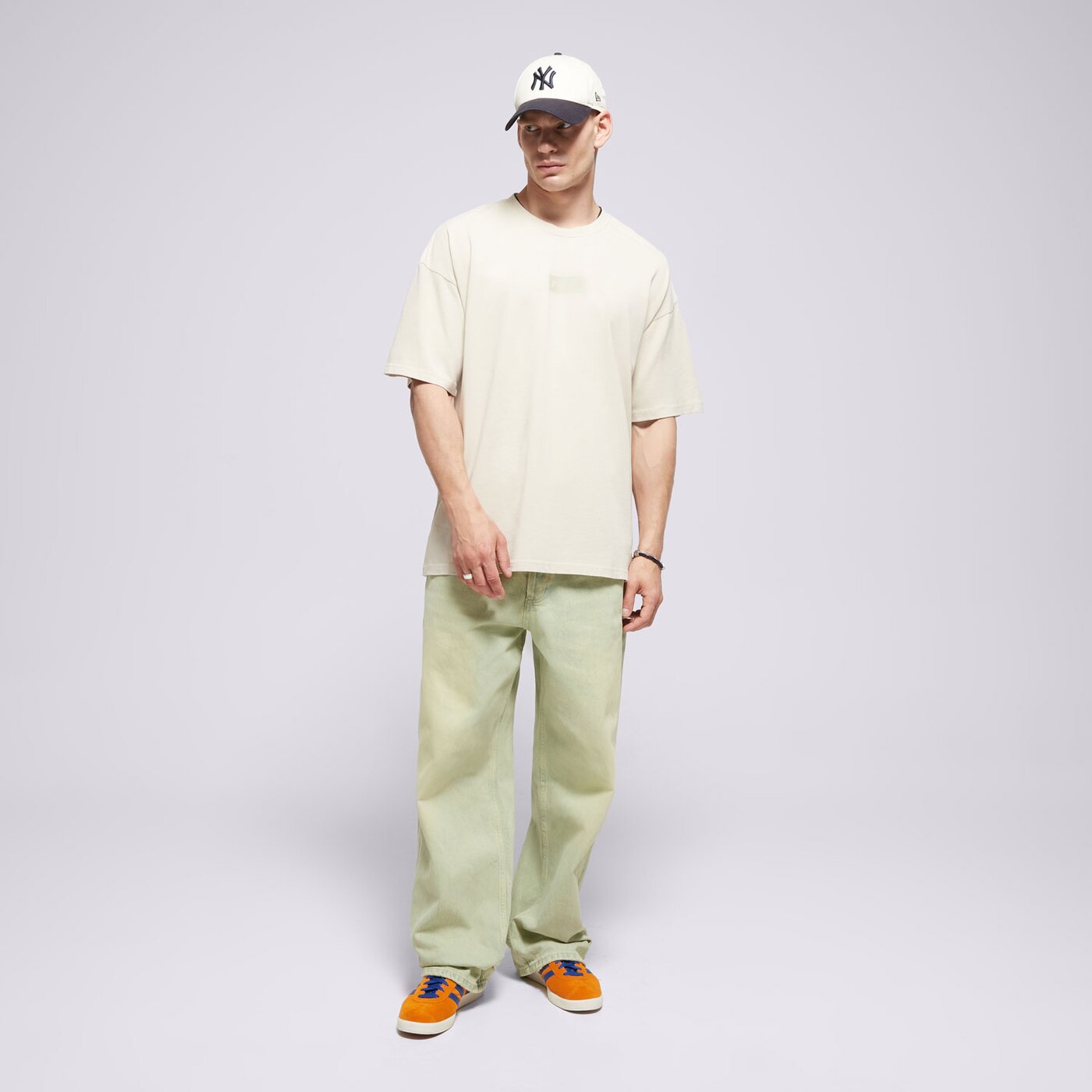 Мъжка тениска PROSTO  ТЕНИСКА BOX 2.0 kl251mtee1131 цвят бежов