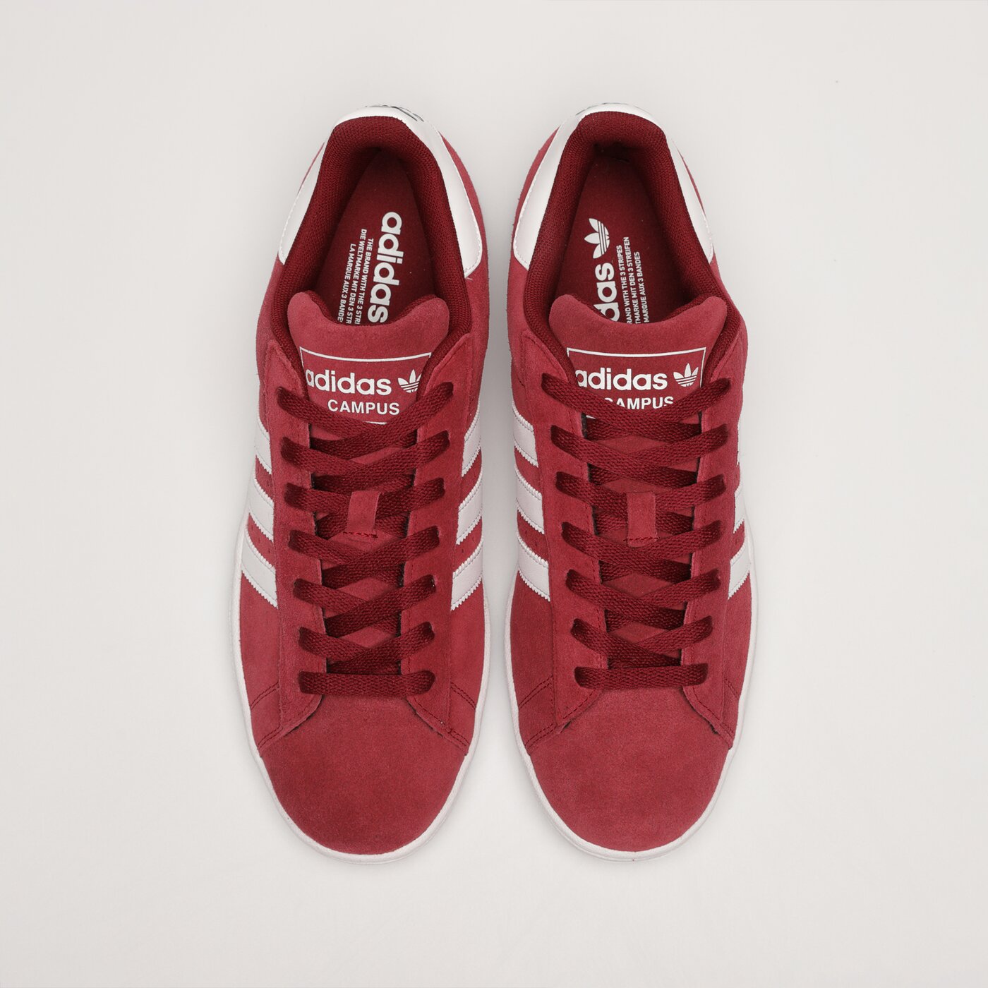 Мъжки маратонки ADIDAS CAMPUS 2 id9842 цвят бордо
