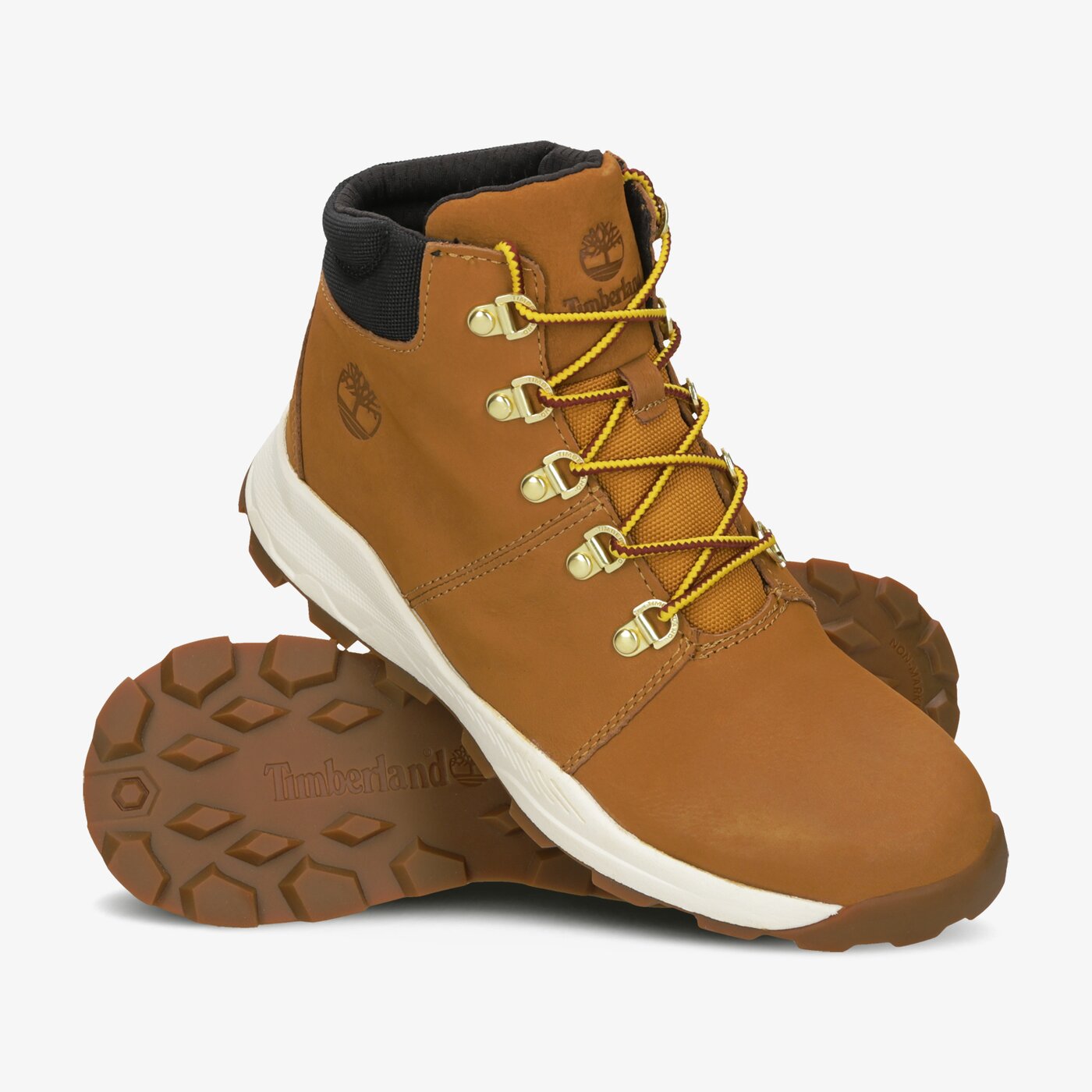Детски зимни обувки TIMBERLAND BROOKLYN HIKER tb0a28j22311 цвят жълт