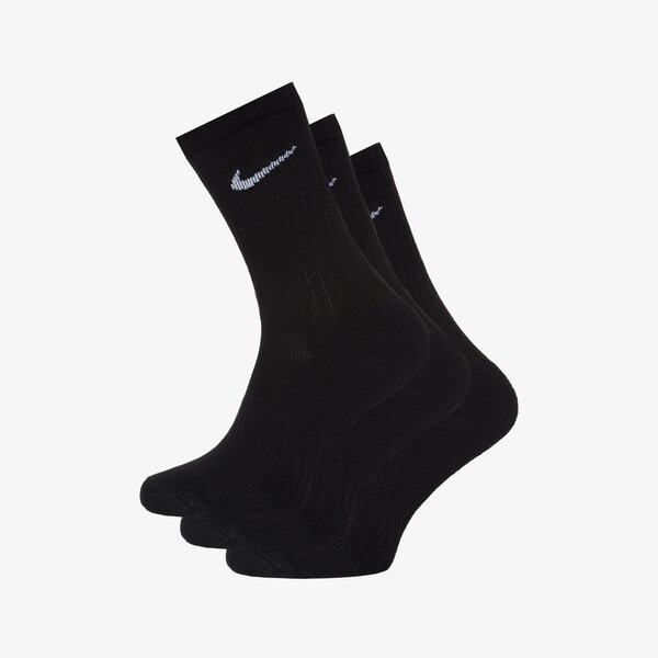 Дамски чорапи NIKE ЧОРАПИ 3PPK VALUE COTTON CREW sx4508-001 цвят черен