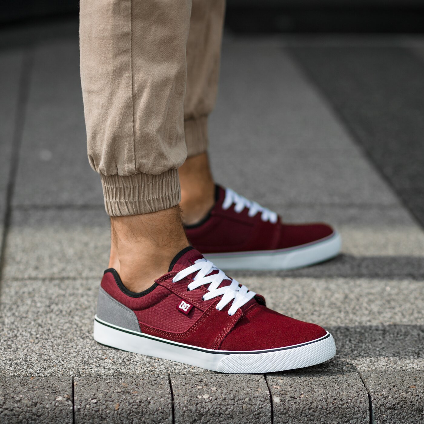 Мъжки маратонки DC TONIK  302905aob цвят бордо