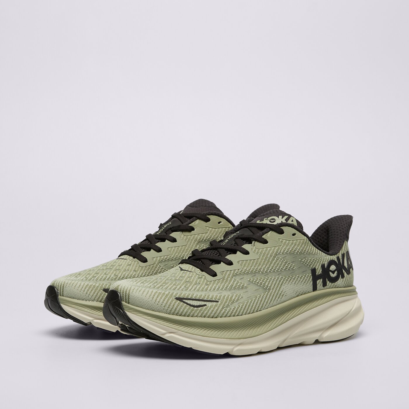 Мъжки маратонки за бягане HOKA CLIFTON 9 1127895ssfr цвят зелен