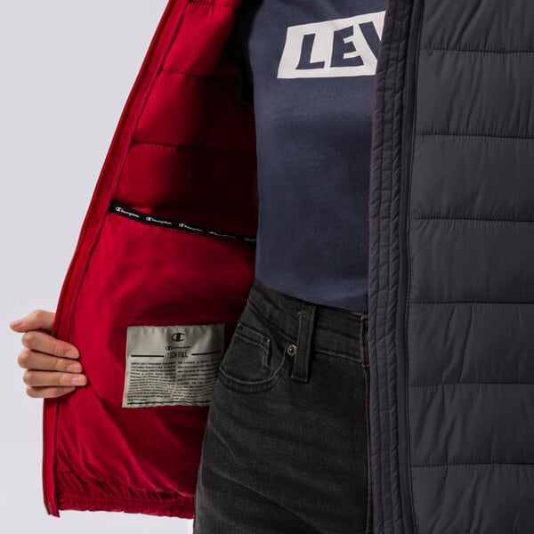 Дамско зимно яке CHAMPION ЯКЕ ЗИМНО HOODED POLYFILLED JACKET 114549rs061 цвят бордо