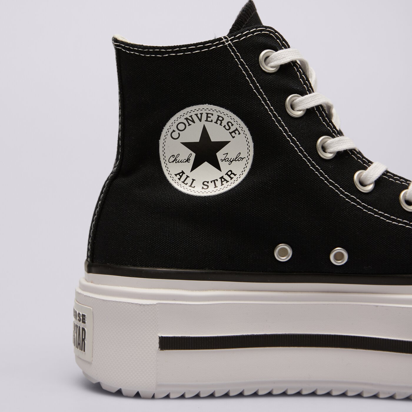 Дамски маратонки CONVERSE CHUCK TAYLOR ALL STAR LIFT DOUBLE STACK a12975c цвят черен