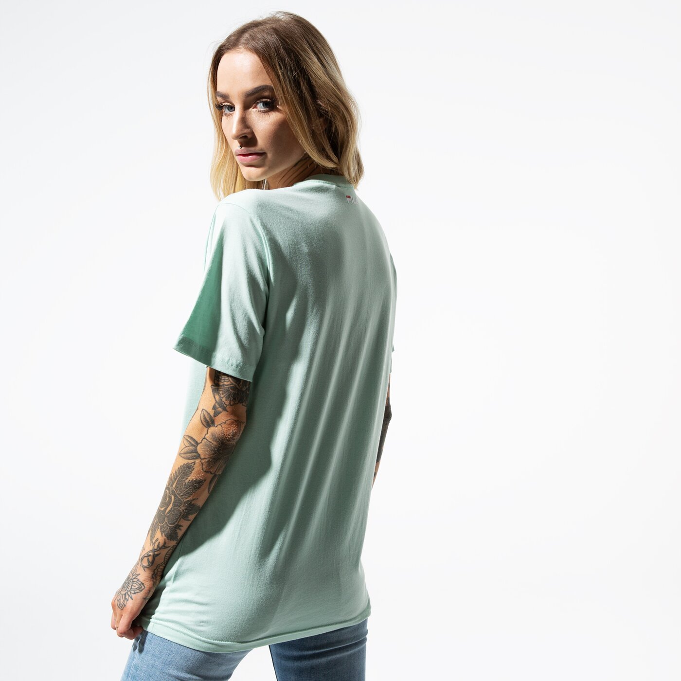 Дамска тениска FILA ТЕНИСКА SS PURE SHORT SLEEVE SHIRT 681093a204 цвят зелен