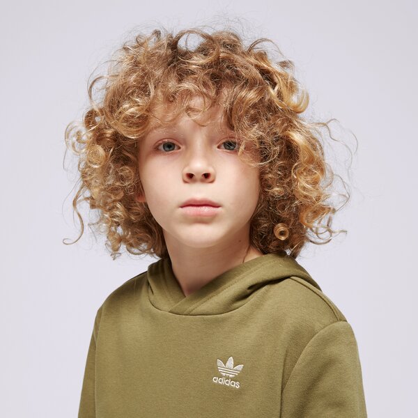 Детски суичър ADIDAS СУИТЧЪР С КАЧУЛКА HOODIE BOY ip3035 цвят каки