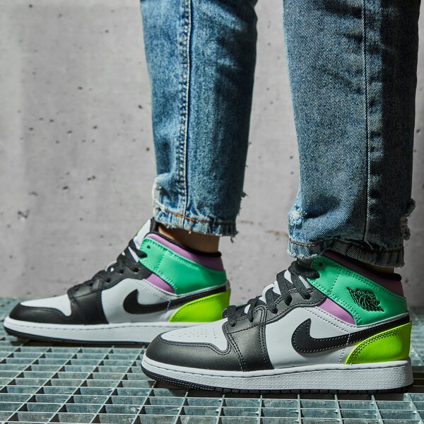 Детски маратонки AIR JORDAN 1 MID  554725-175 цвят многоцветен