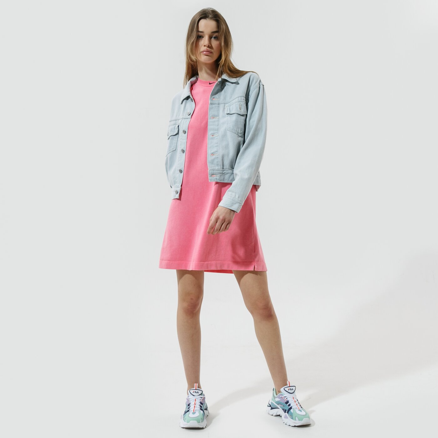 Дамски NIKE РОКЛЯ W NSW WASH DRSS cz9862-675 цвят розов