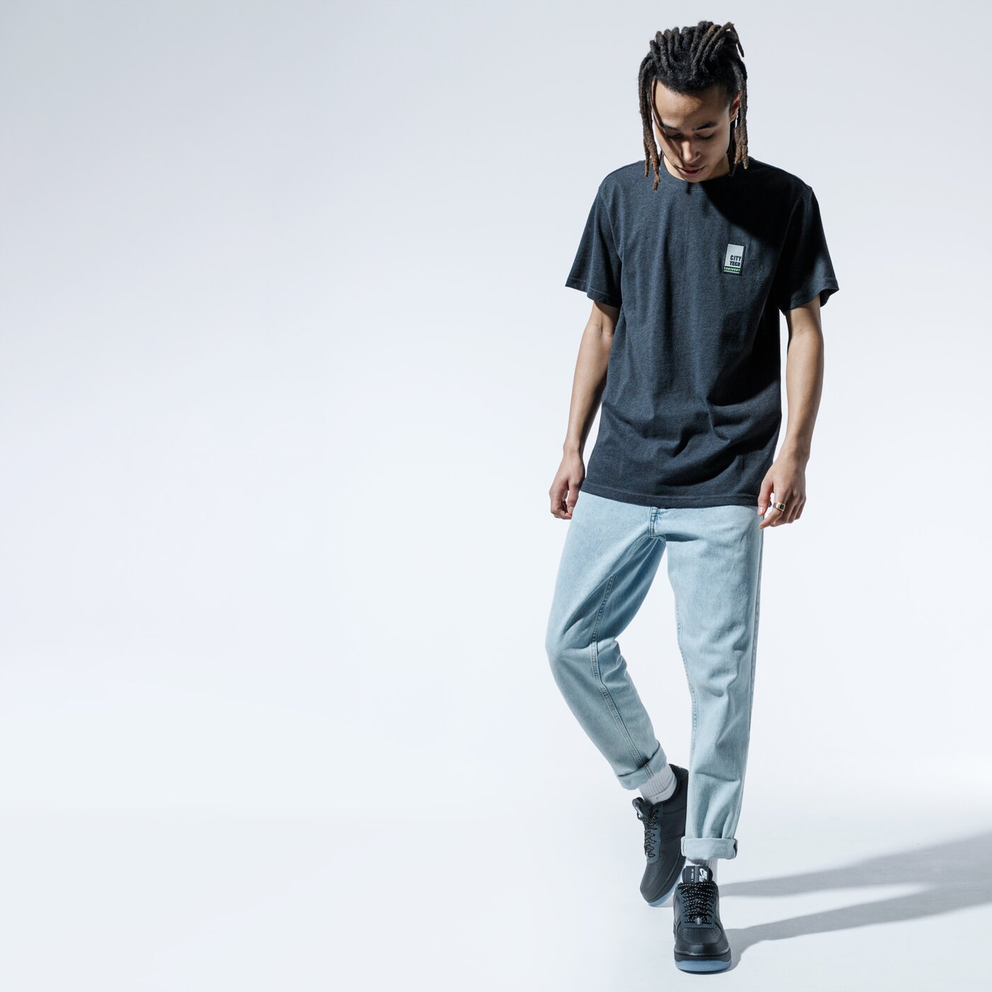 Мъжка тениска CONFRONT ТЕНИСКА BOLTON cf120tsm60001 цвят сив